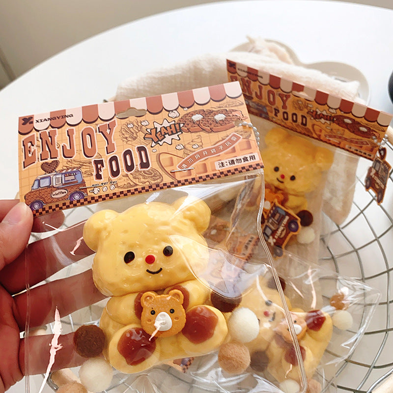 Iris Stuido Squishy Sensationy BEAR- Inspired Toys for Play & Relax