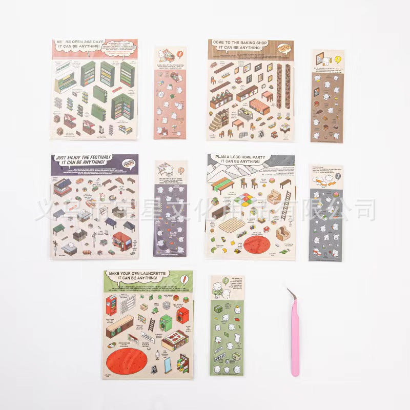 Iris Studio 3D Stickers Scene MINI Design