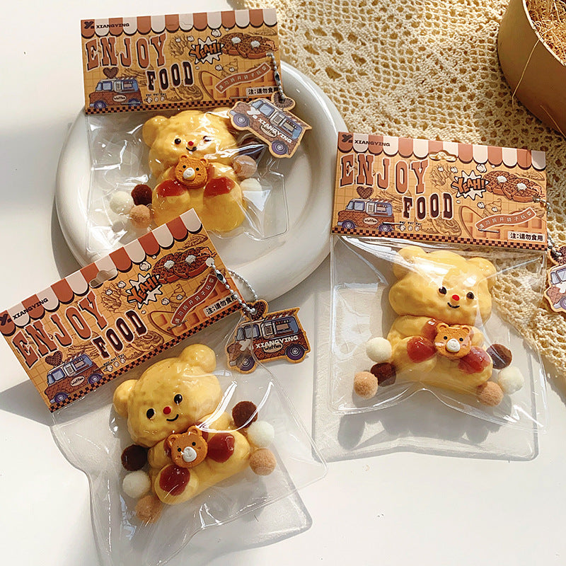 Iris Stuido Squishy Sensationy BEAR- Inspired Toys for Play & Relax