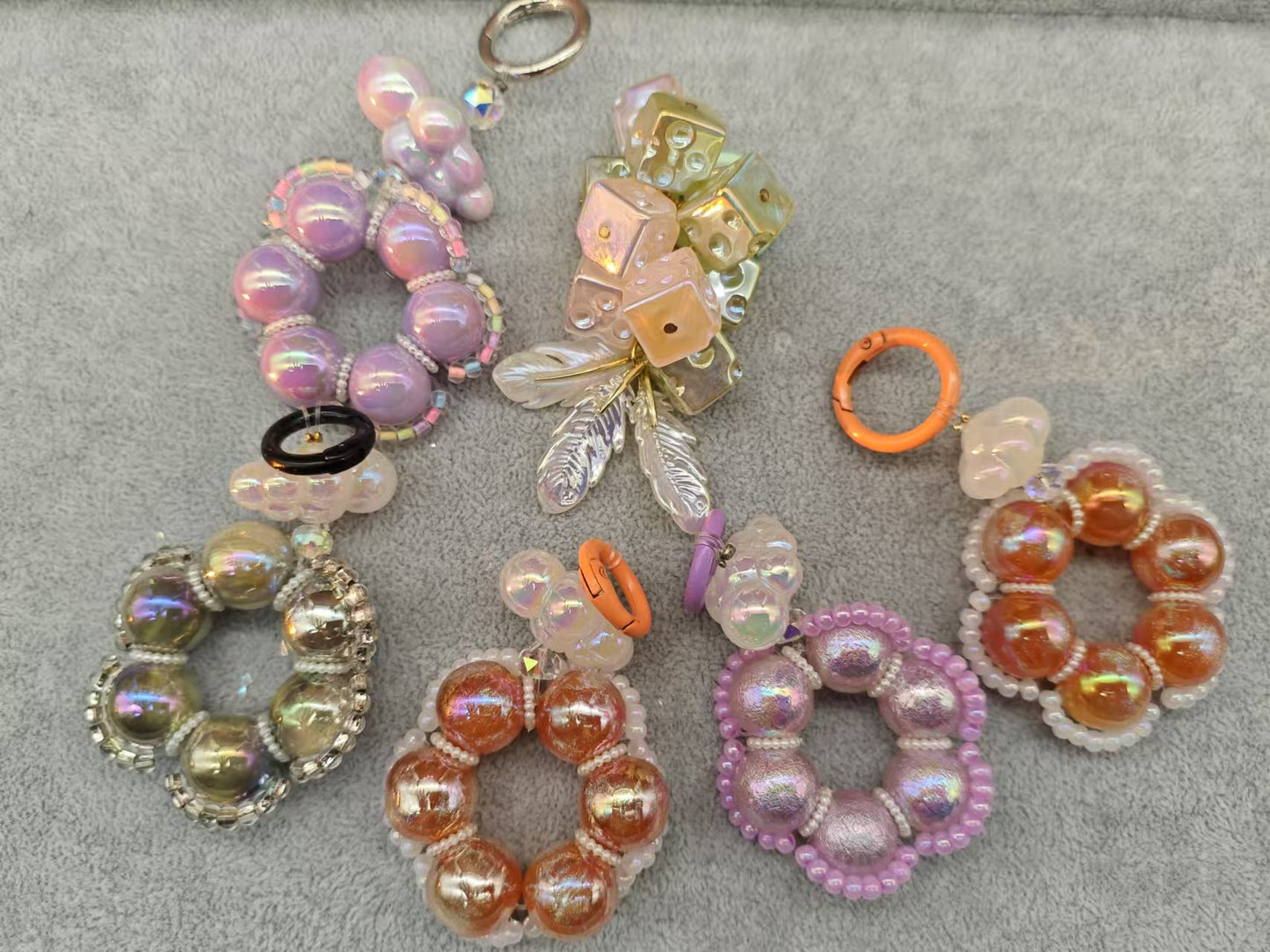 Iris Studio $3 each DIY Keychain, Phone chain by handmade